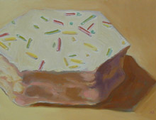 Little Debbie With Sprinkles, Oil on Canvas